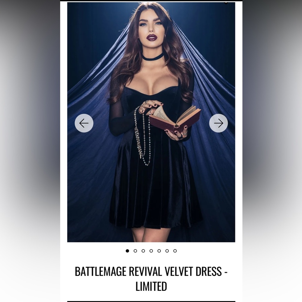 Limited Blackmilk Velvet Dress size S